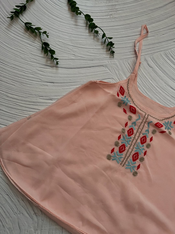تاپ گلدوزی حریر سایز کوچیک