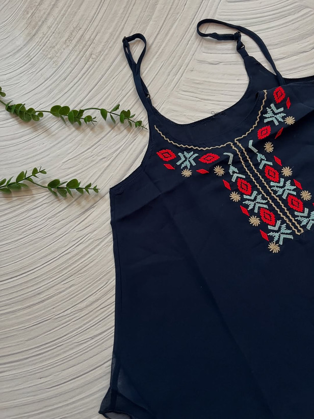 تاپ گلدوزی حریر سایز کوچیک