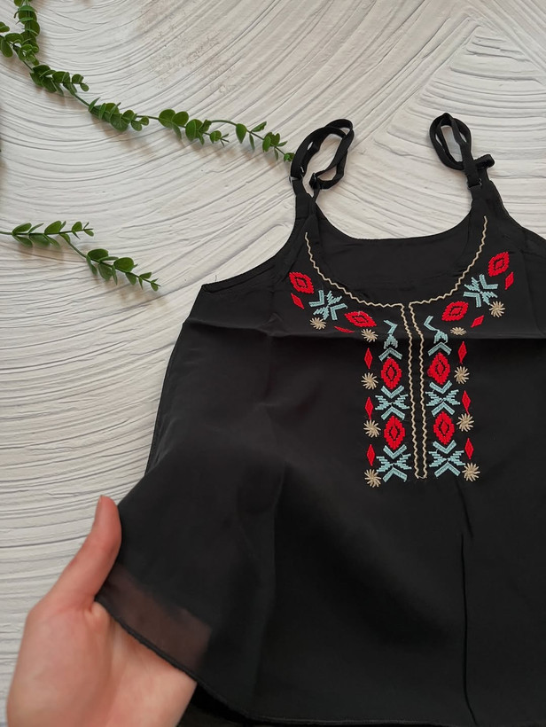 تاپ گلدوزی حریر سایز کوچیک