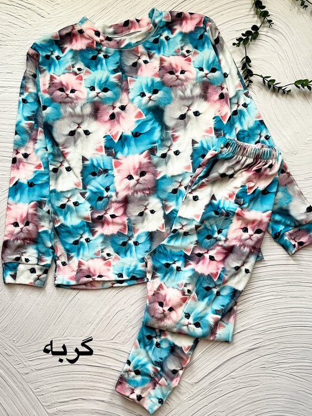 ست بلوز شلوار مخمل سه بعدی زنانه سایز ۳۶ تا ۴۴
