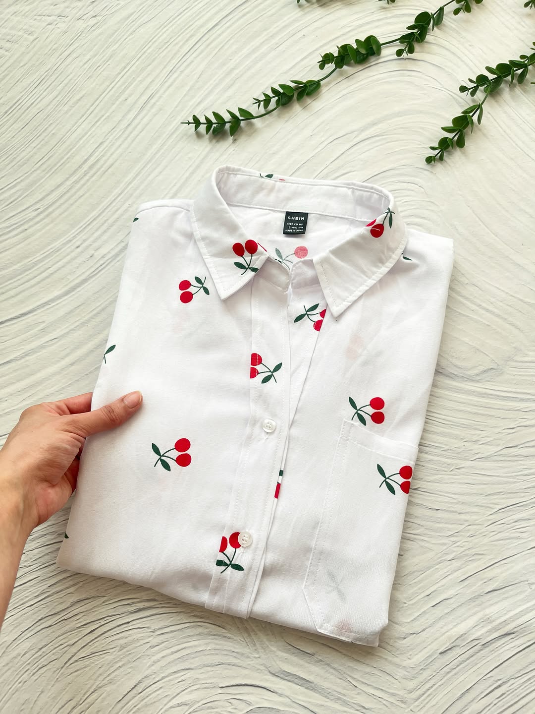 شومیز گیلاس برند SHEIN سایز S, L, XL